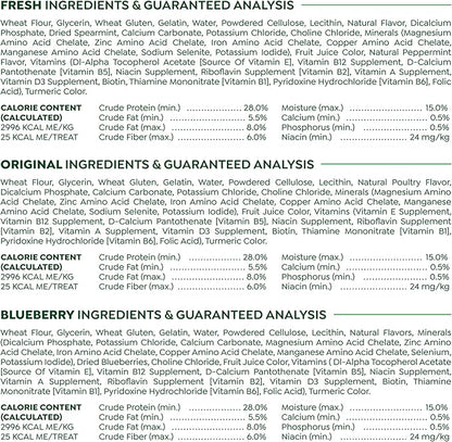 Greenies Teenie Dental Dog Treats 3-Flavor Variety Pack, (3) 12 oz. Pouches, 129 Total Treats