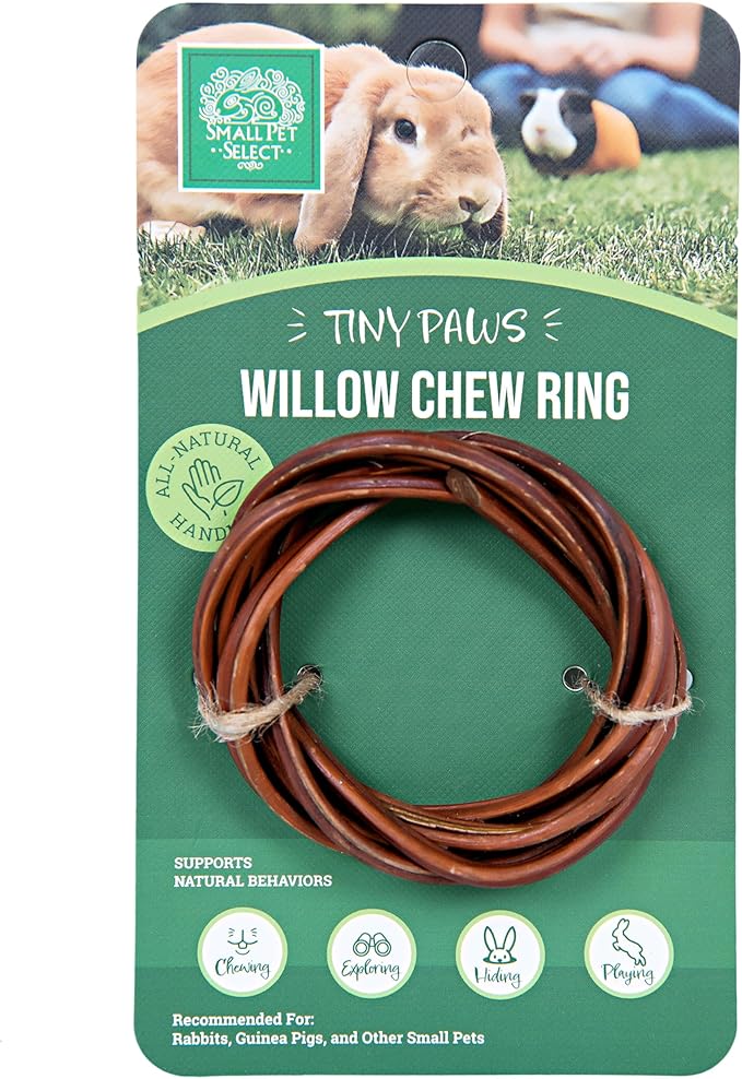 Small Pet Select - Tiny Paws Willow Play Pack, Natural Toys and Chews for Rabbits, Guinea Pigs, and Other Small Animals