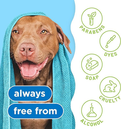 TropiClean Deshedding Dog Shampoo, Fast-Acting Shedding Control & Coat Softener, Puppy Safe, Made in USA, Lime & Coconut Scent, Cat Friendly, 20oz.