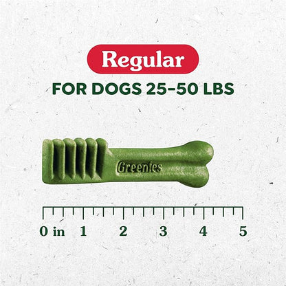 Greenies Original Regular Dental Dog Treats, 27 oz. Pack (27 Treats)