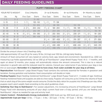 Large Breed Puppy Chicken & Rice Dry Dog Food Size: 1.5-Lb Bag