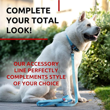 Recycled Cotton Dog Leash Eco-Friendly Alternative to Nylon for Small Medium and Large Dogs - Reflective Strong Dog Leashes for Large Breeds - Puppy Leash