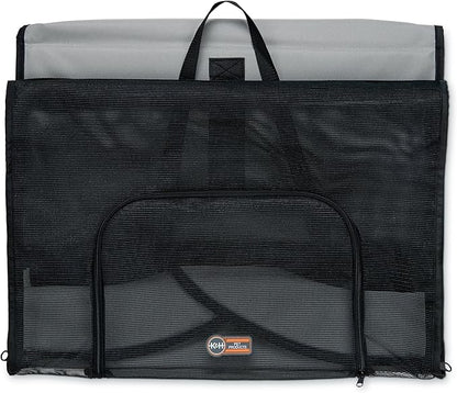 K&H Pet Products Enclosed Dog Car Seat, Travel Safety Carrier for Pets, Dog Travel Car Seat, Soft-Sided Covered Cat Carrier, Washable Pad, Multiple Entrances, Mesh Windows - Medium 24 X 19 X 17in