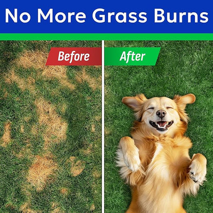 BARK&SPARK Green Grass Chews - Dog Pee Grass Spot Saver Caused by Dog Urine - Urine Neutralizer for Lawn, Gut Health Probiotics & Enzymes, Lawn Burn from Pee, Grass Burn Spot Chews Rocks